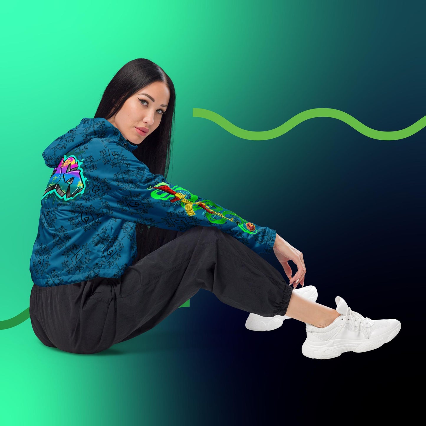 ROSE CHOPPER CROP TOP JACKET