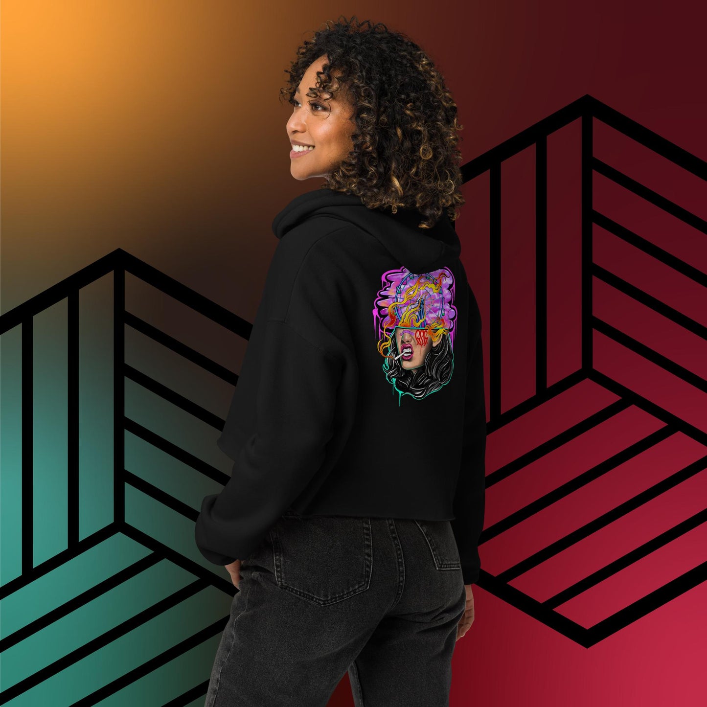 Carnival Crop Hoodie