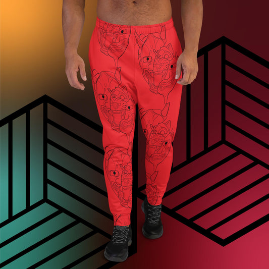 Oni mask joggers