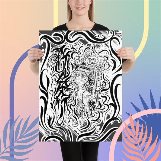 GSG GRAFFITI FROG POSTER XTRA LARGE